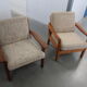 Pair of danish armchairs from the 60s in teak
