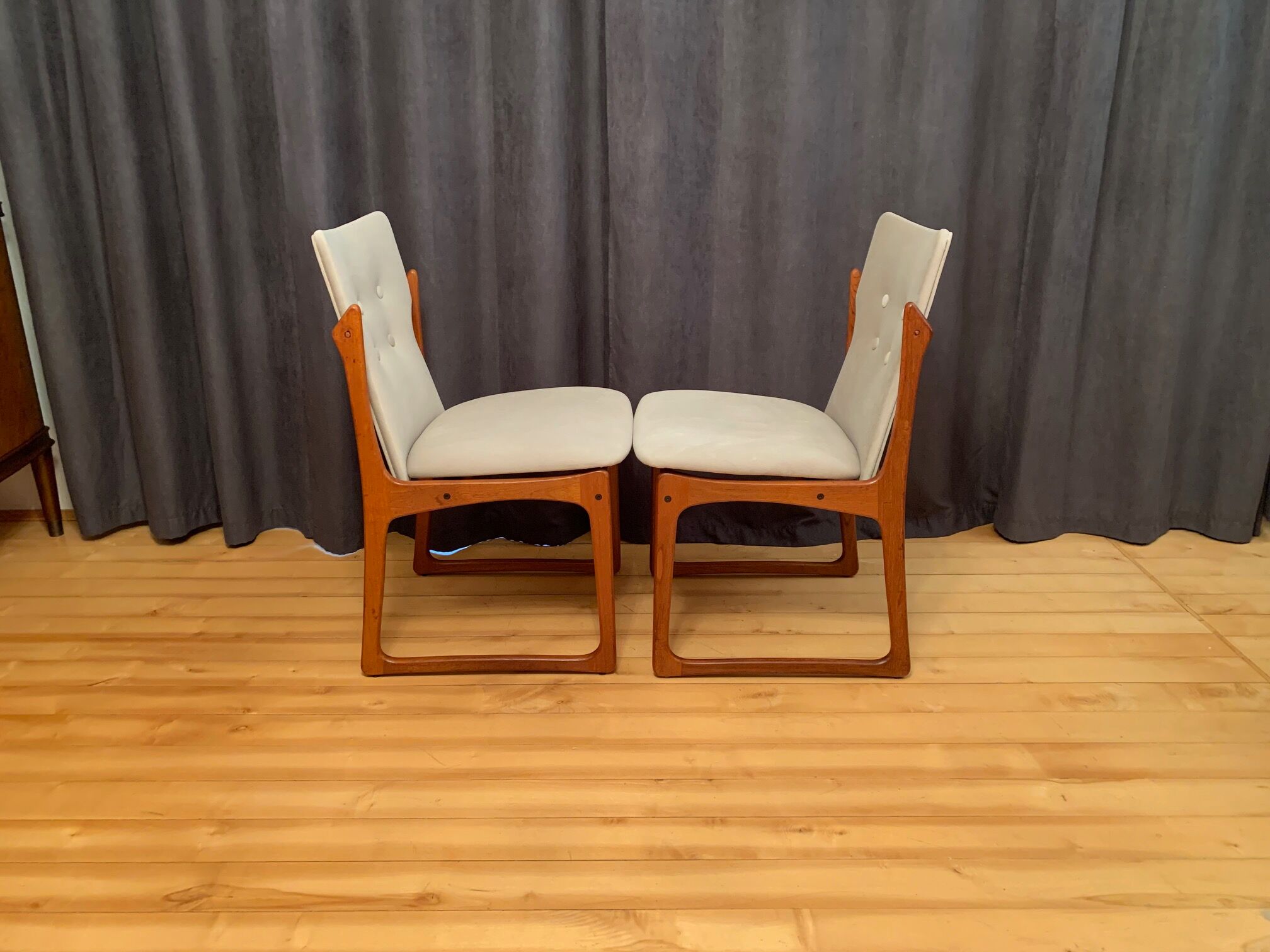 Set of four Vamdrup Stolefabrik chairs, Denmark, 1960s