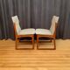 Ensemble de quatre chaises Vamdrup Stolefabrik, Danemark, années 1960