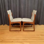 Ensemble de quatre chaises Vamdrup Stolefabrik, Danemark, années 1960