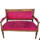 Salon Louis XVI - Banquette et deux fauteuils