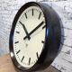 Large Industrial Bakelite Factory Wall Clock From Pragotron, 1960s