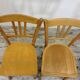 Set of 5 mismatched chairs in Baumann style