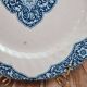 Antique plate Gien 19th century – Grand Dépôt E. Bourgeois Paris – Ironstone