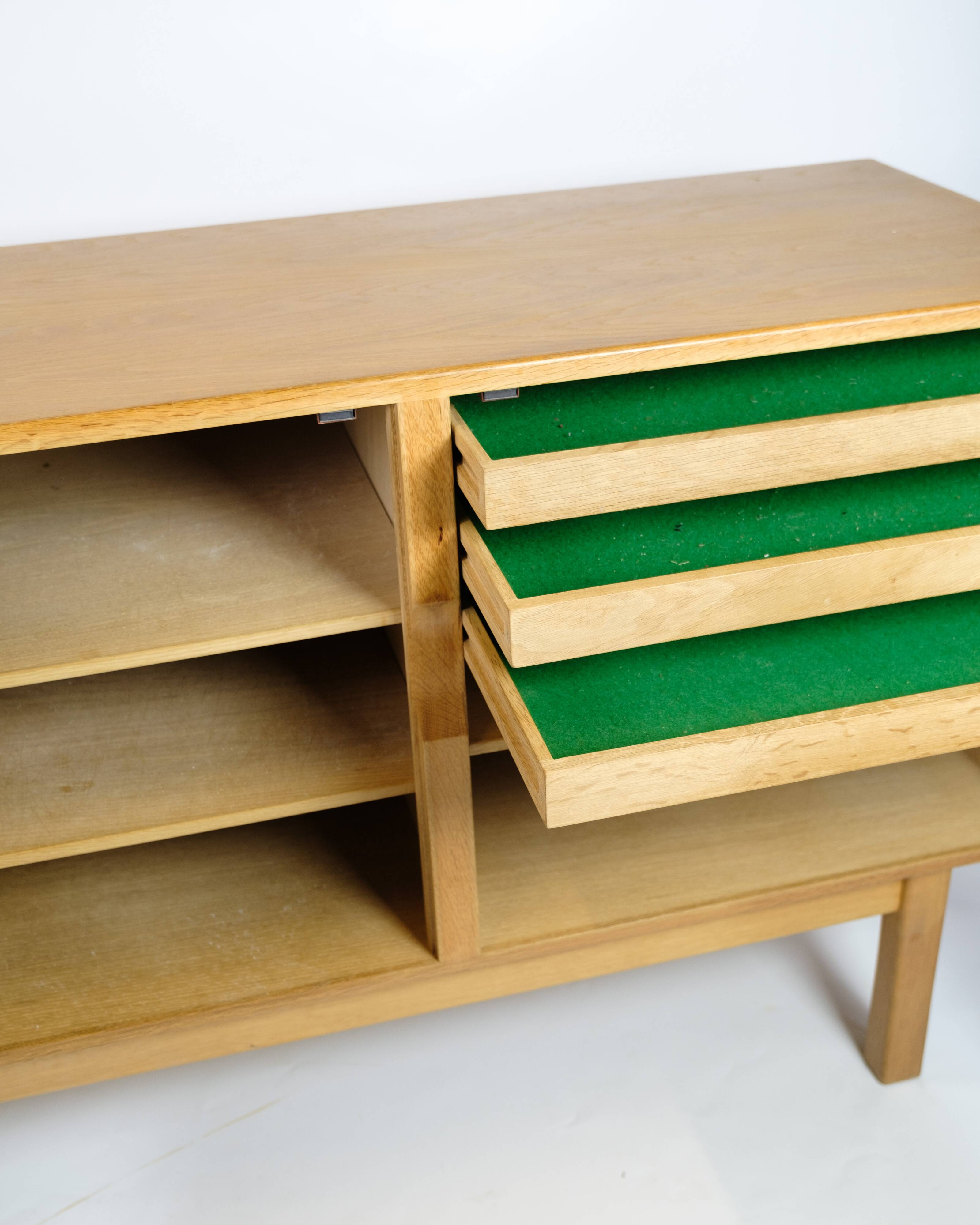 Sideboard Made In Light Oak, Danish Design From 1960s