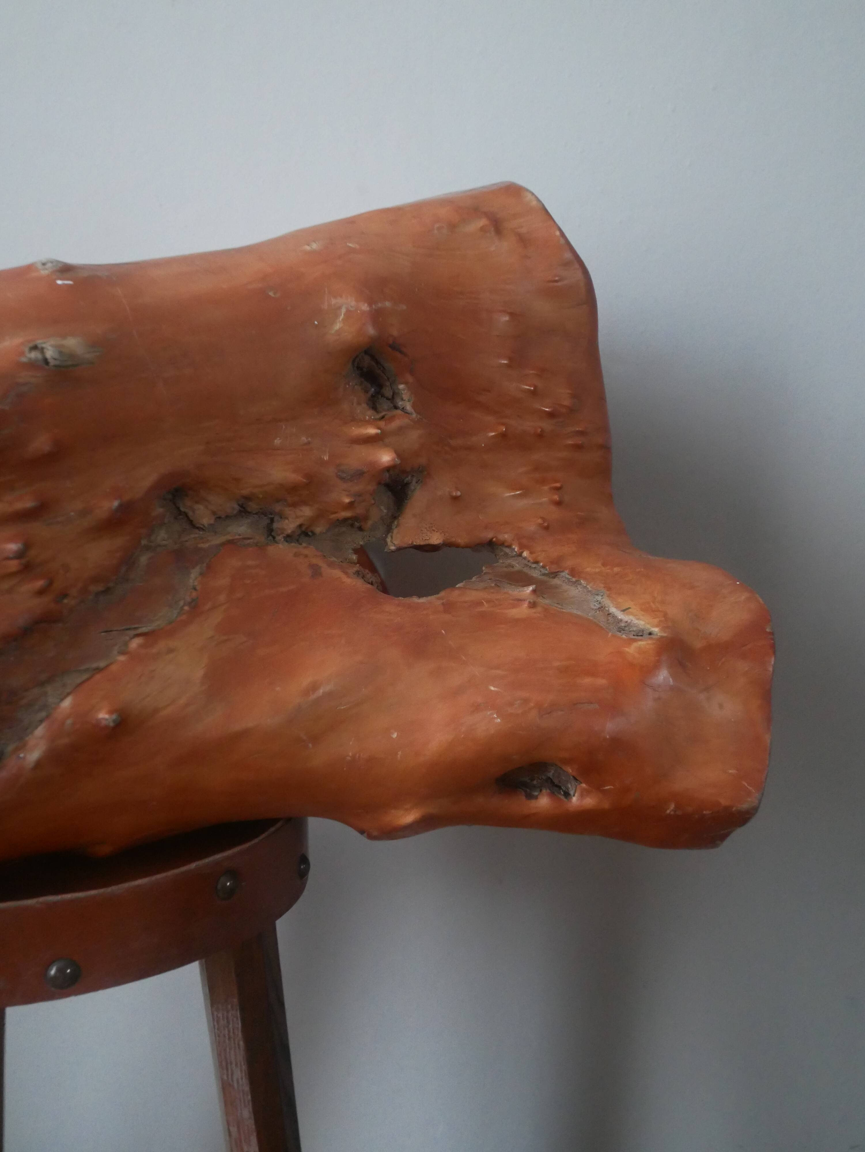 Large contemporary design handcrafted wooden vase