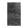 Tapis turc noir en laine en détresse 266x153cm