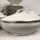 Large porcelain service of Limoges, stamp TL