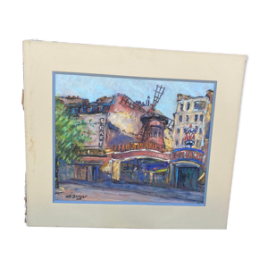 Gouache signée Robert