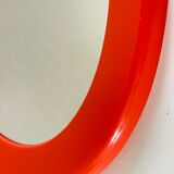 Round orange wall mirror by syla 70 years