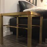 Table brass and glass Mara