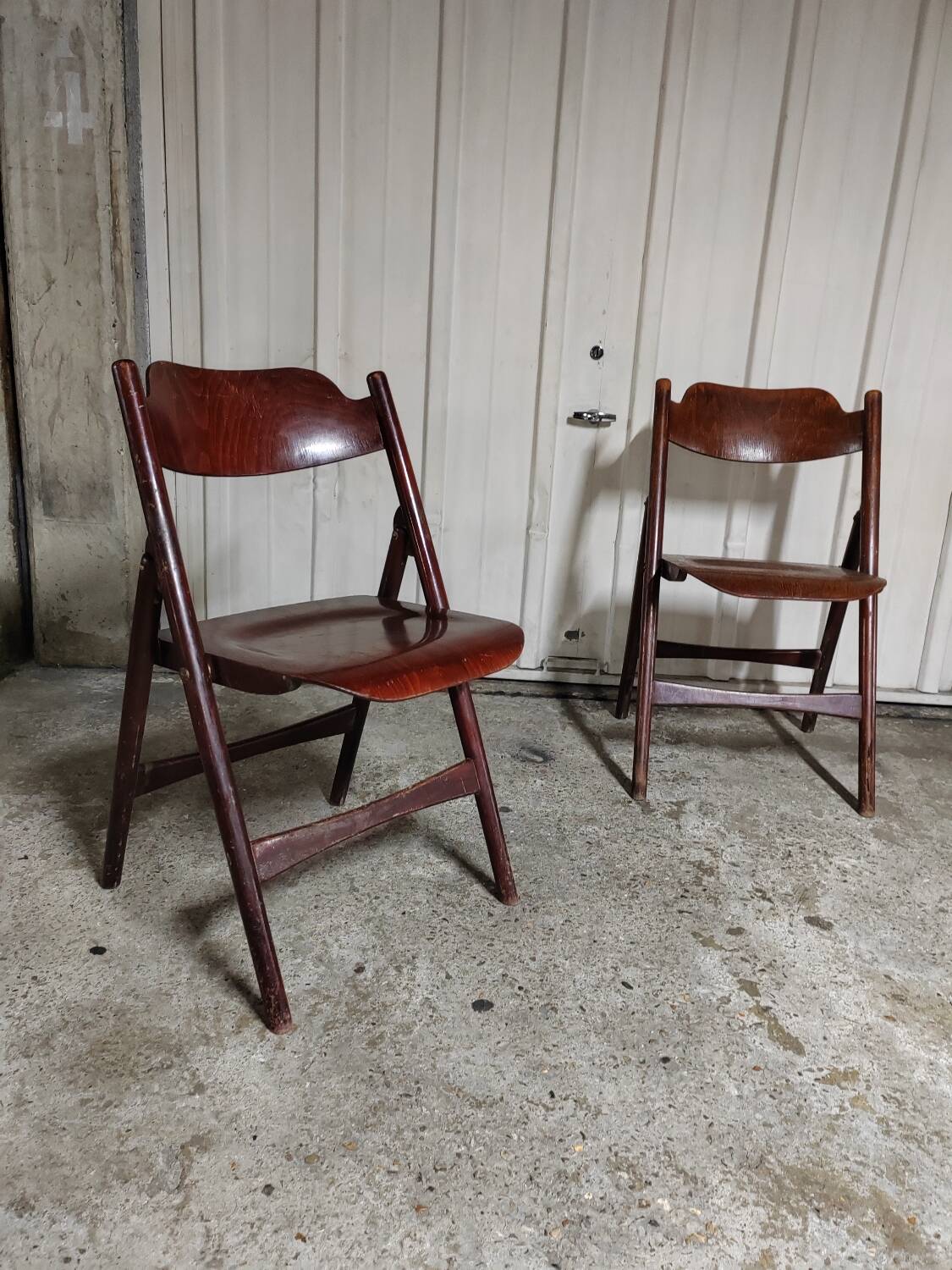 Paire de chaises pliantes Thonet