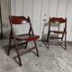 Paire de chaises pliantes Thonet