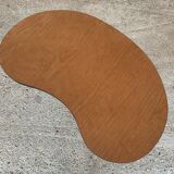 Coffe table vintage bean-shaped in formica, tripod foot, circa 1960s