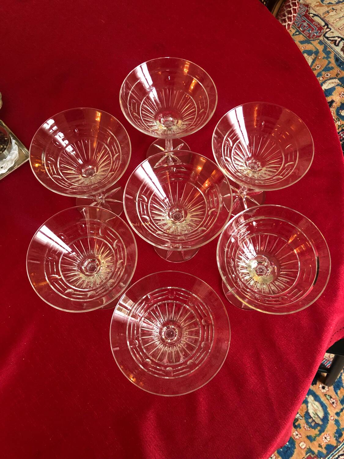 Lot de 7 coupes à dessert