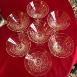Set of 7 dessert cups