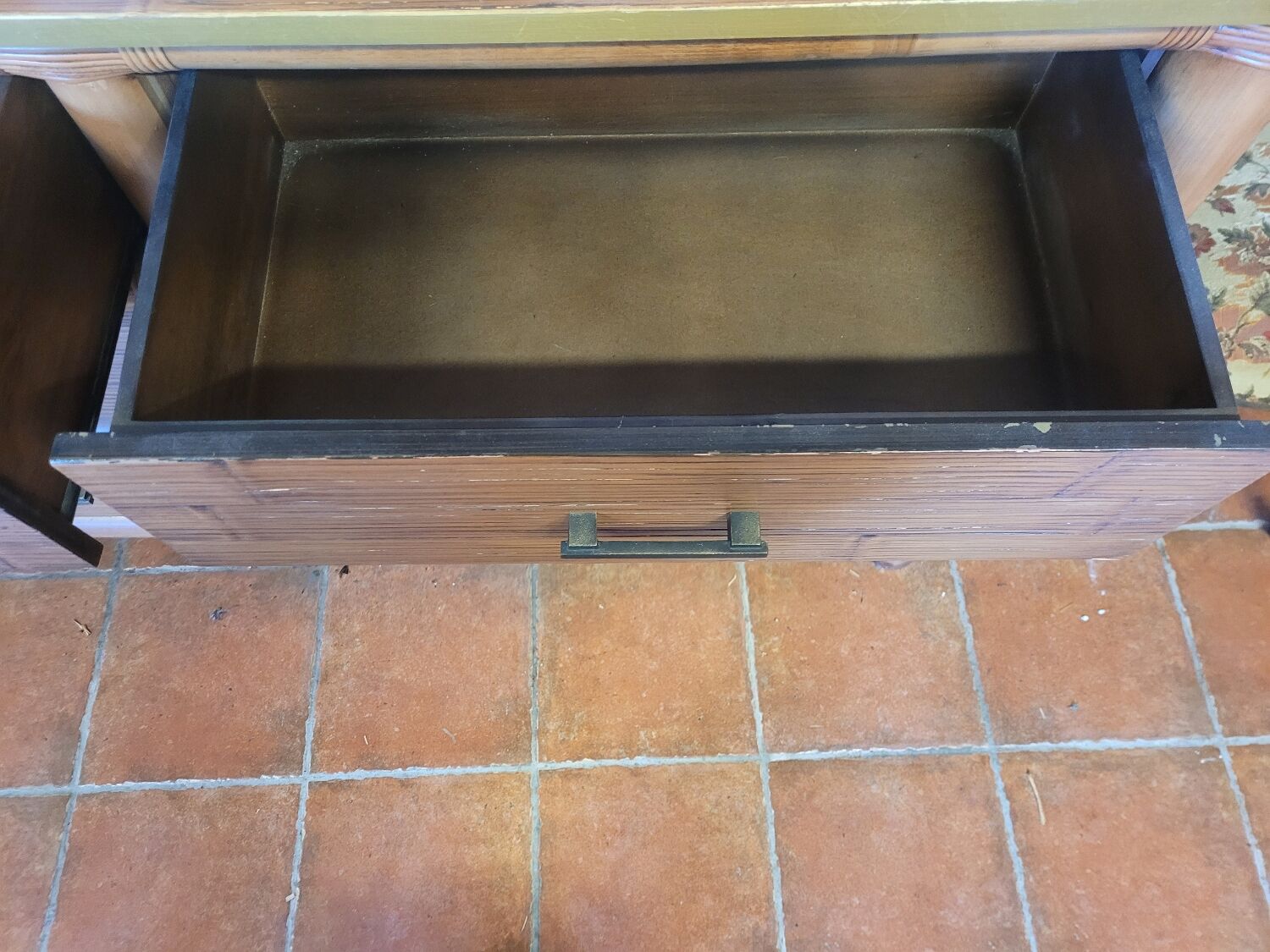 Bamboo chest of drawers