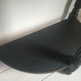 Small half-moon side table