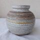 Vase boule en grès
