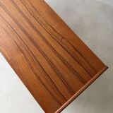 Scandinavian teak sideboard 1960s compact Danish design cabinet