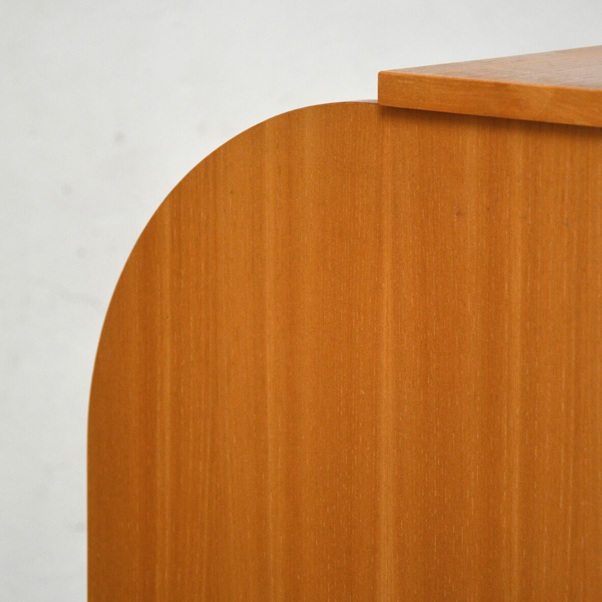 Secretary rounded in blond wood 1960