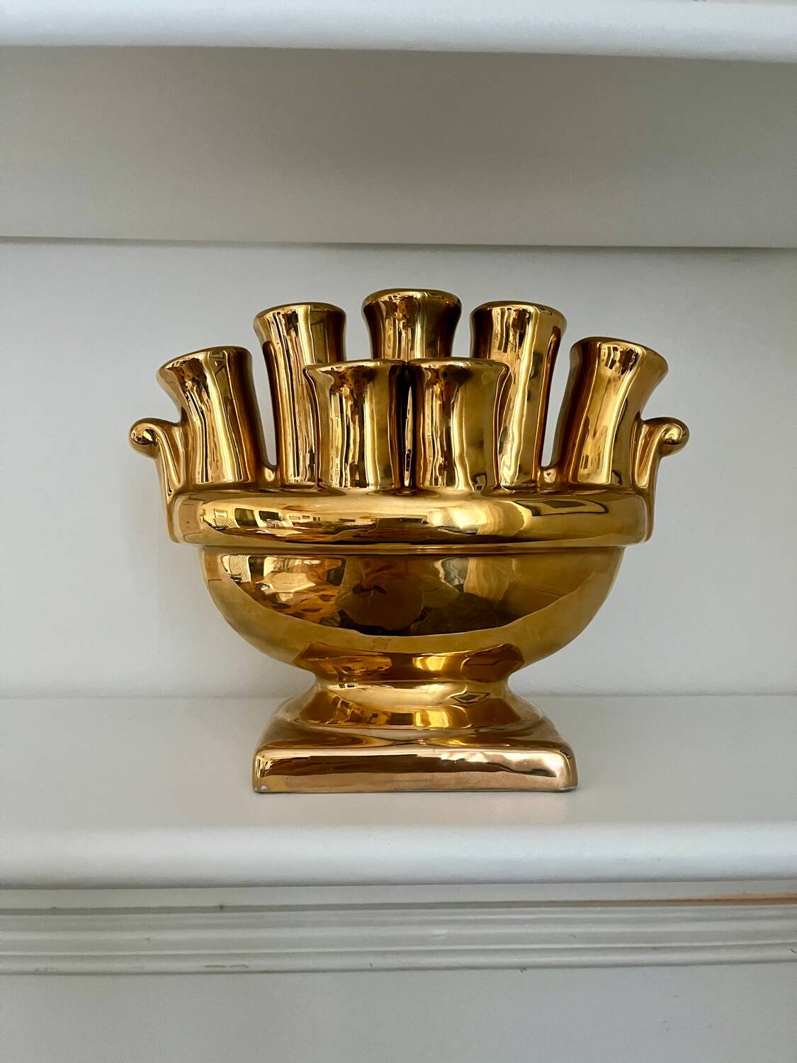 Italian ceramic flower vase