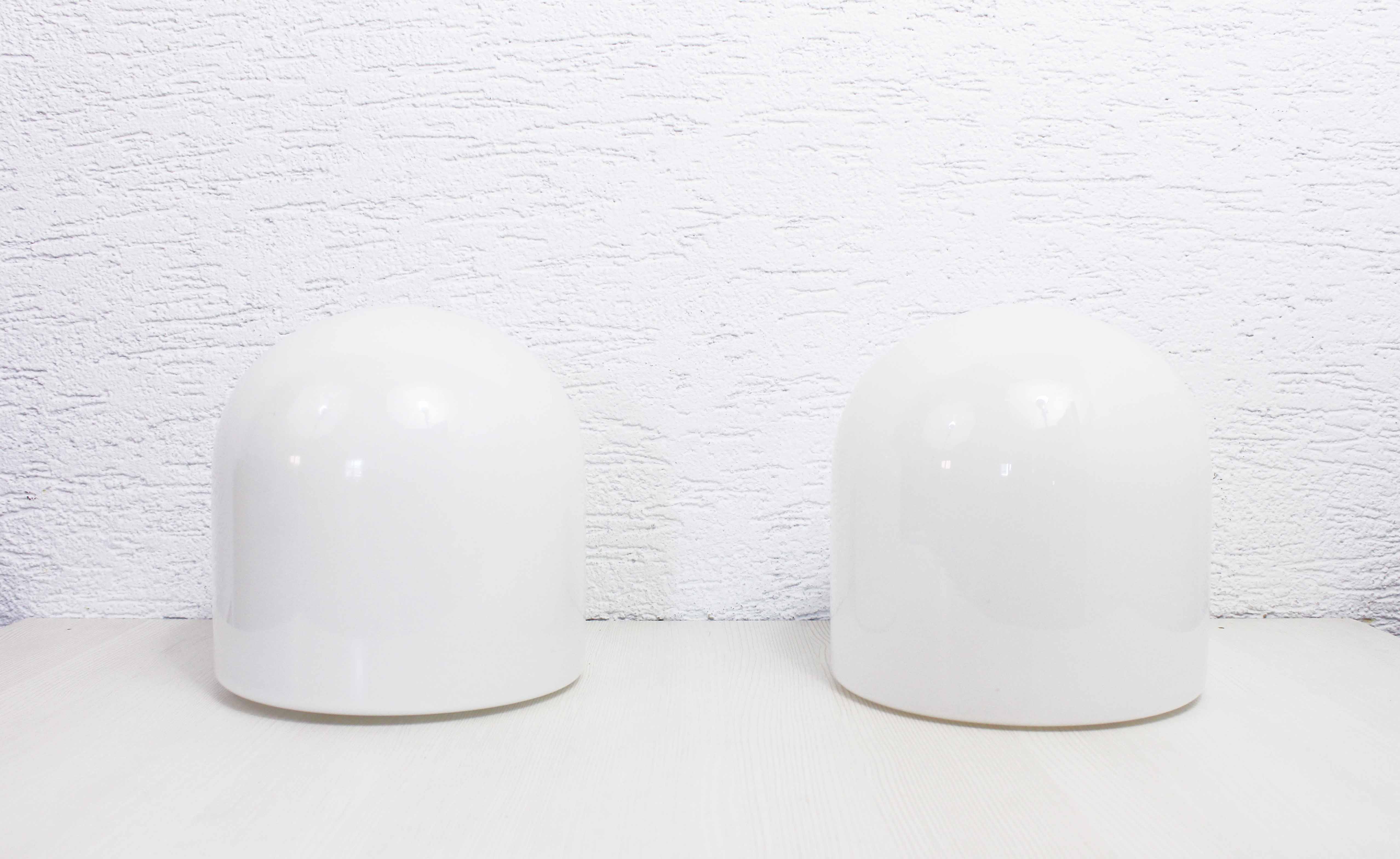 Pair of ceiling lamps Hamolite 1930