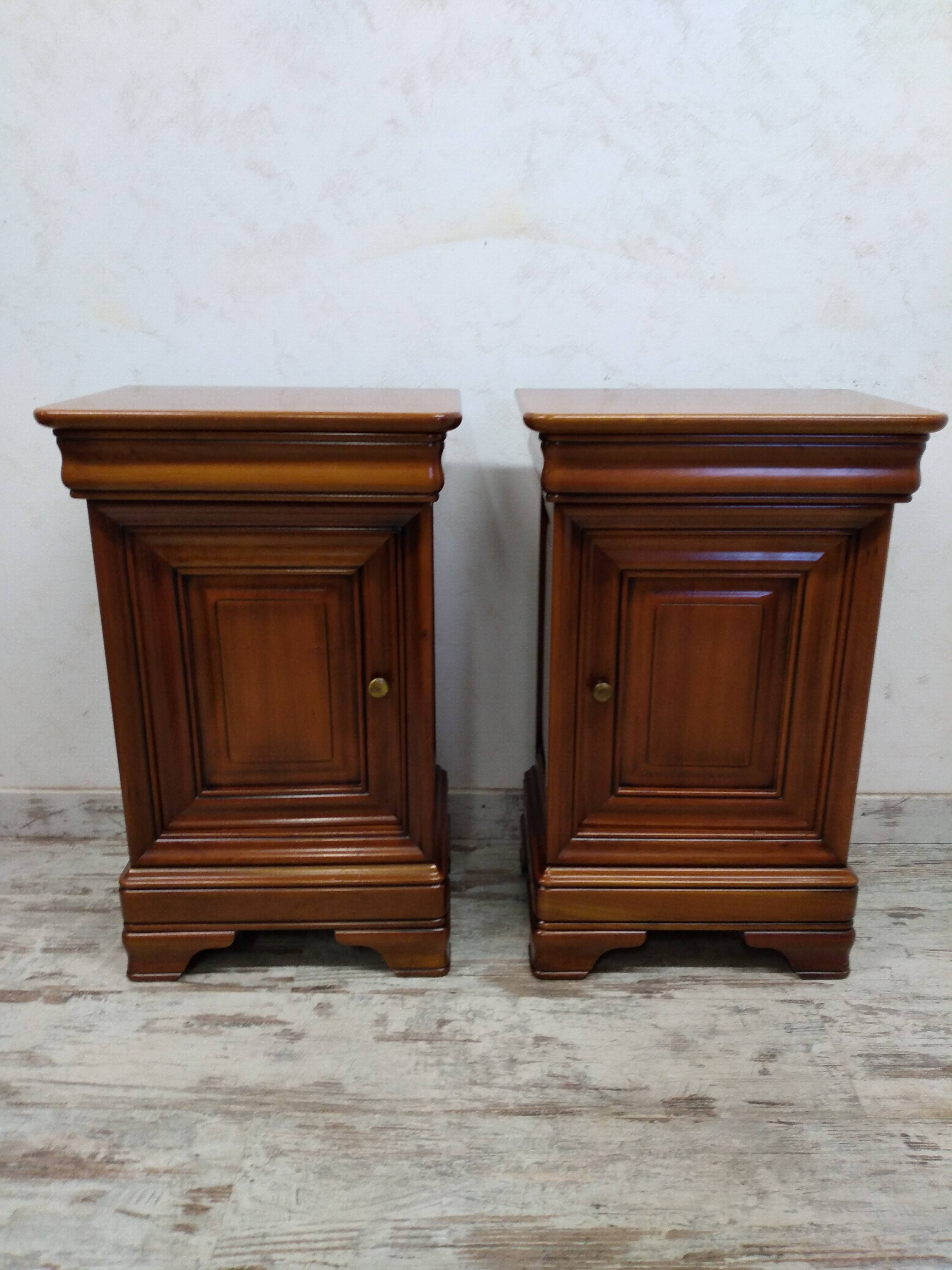 Cherry bedside tables