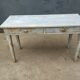 Rustic skated console table