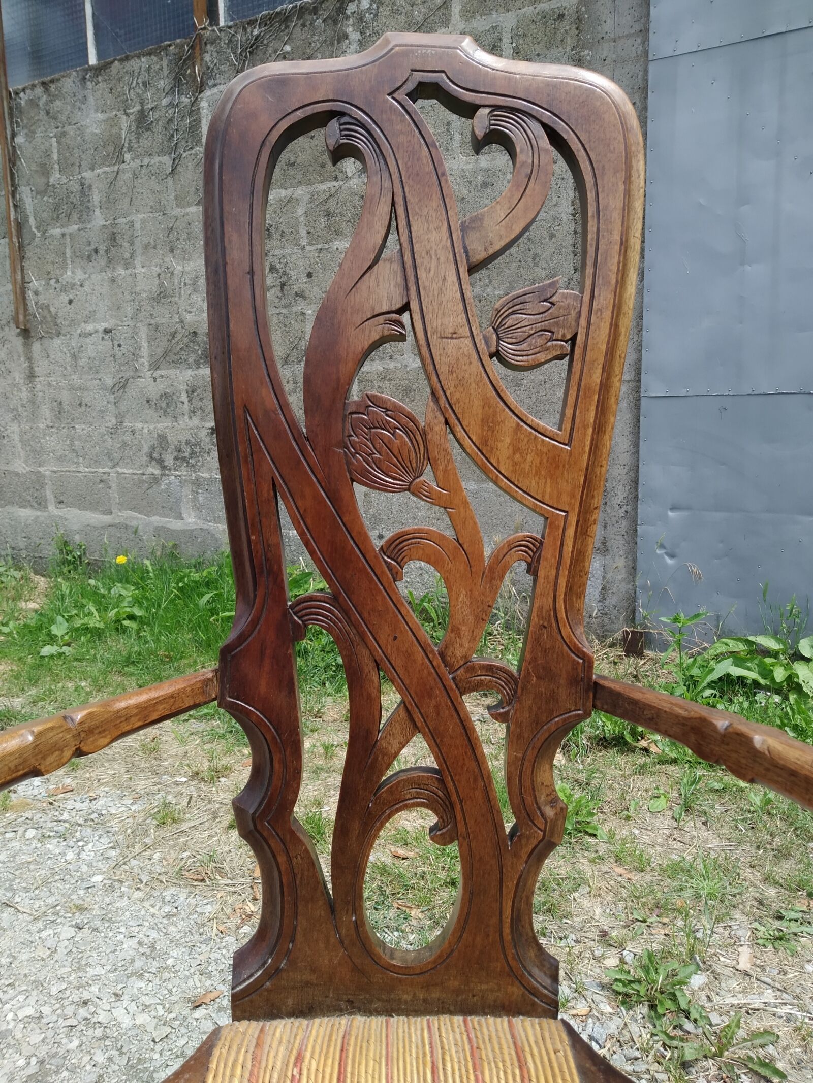 Art Nouveau armchair