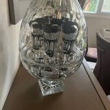 Crystal egg champagne coupe