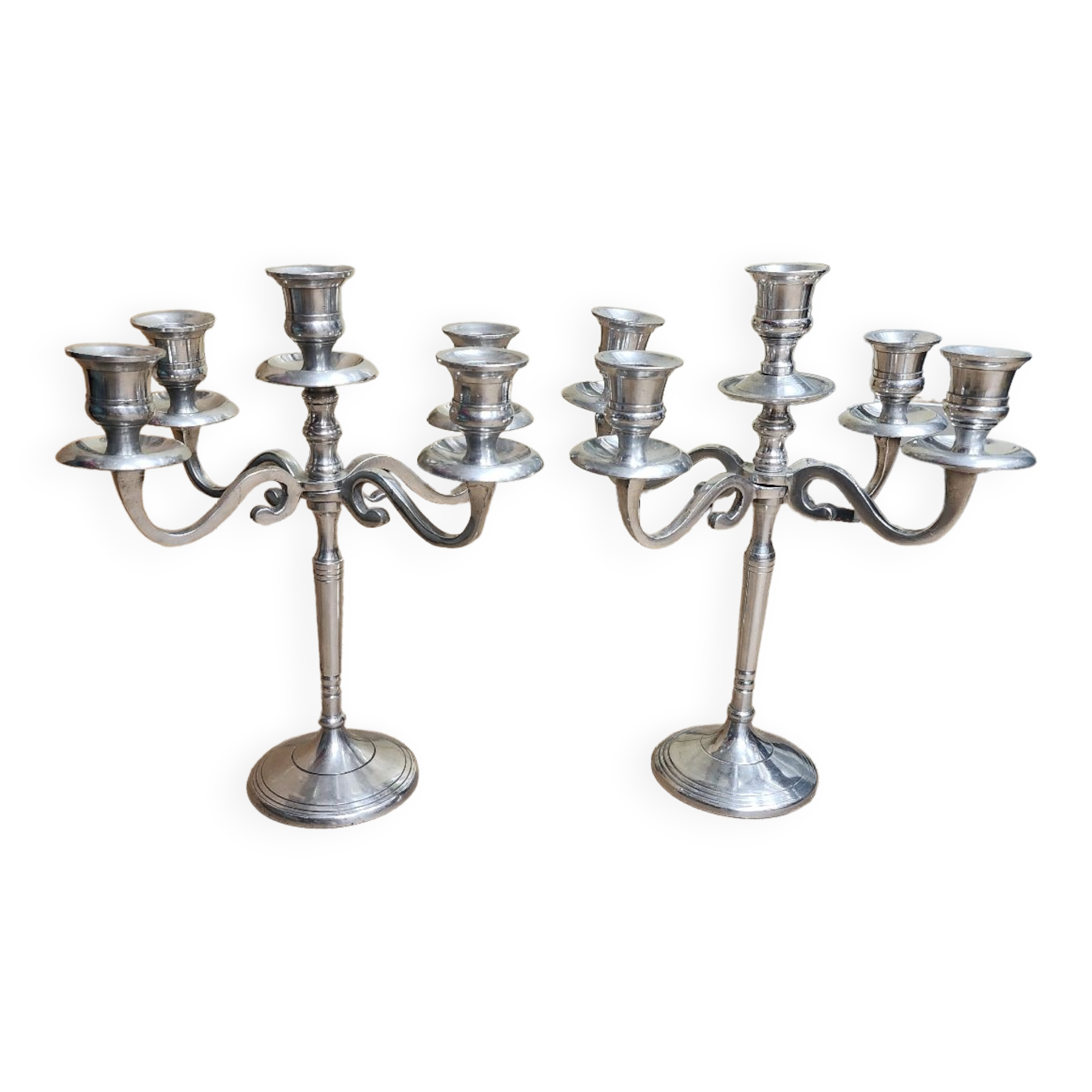 Lot 2 candle holders