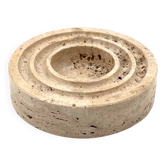 Travertine vide poche / ashtray, Cerri Nestore, Italy, 1970s