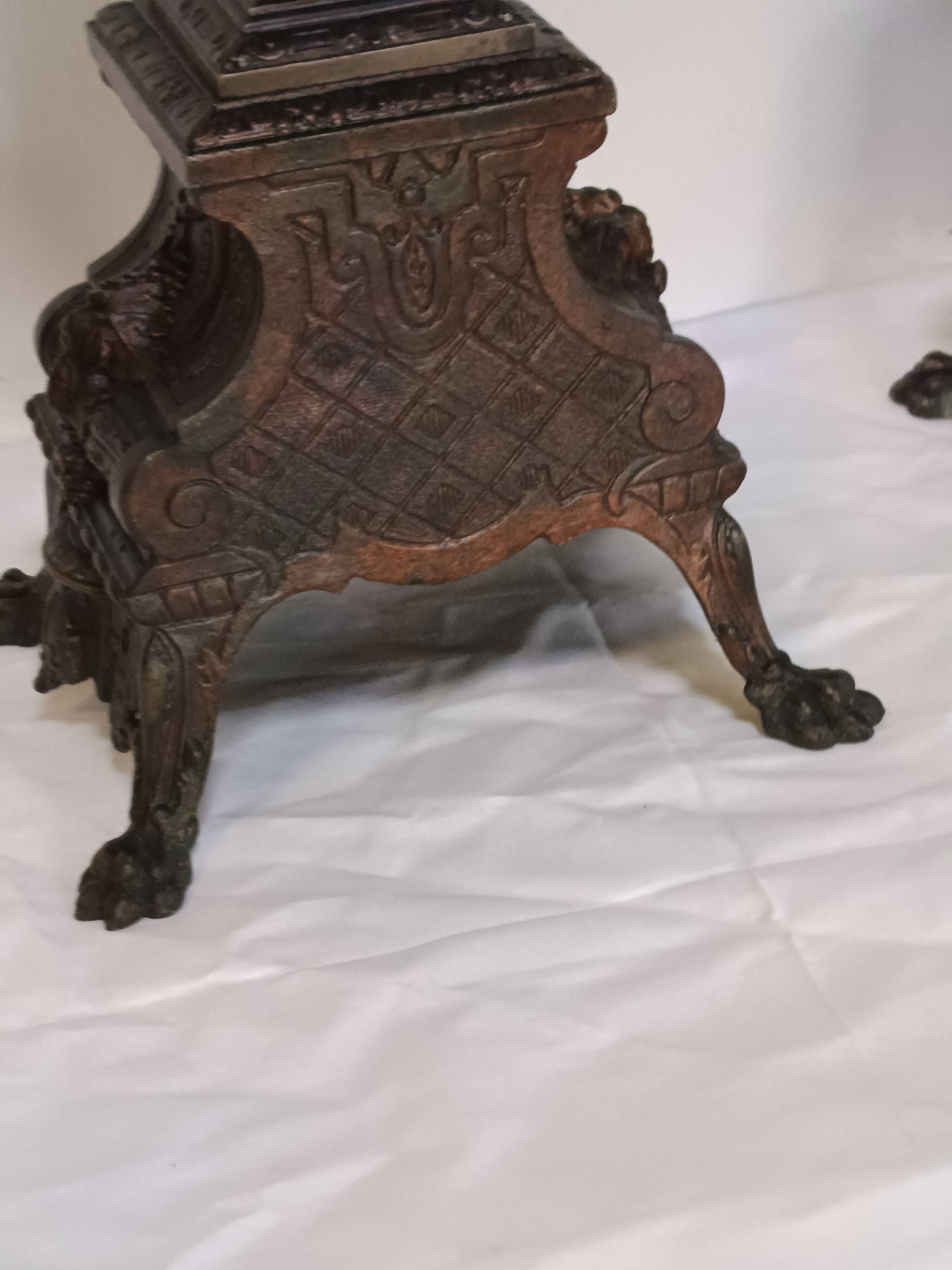 large pair of candlesticks