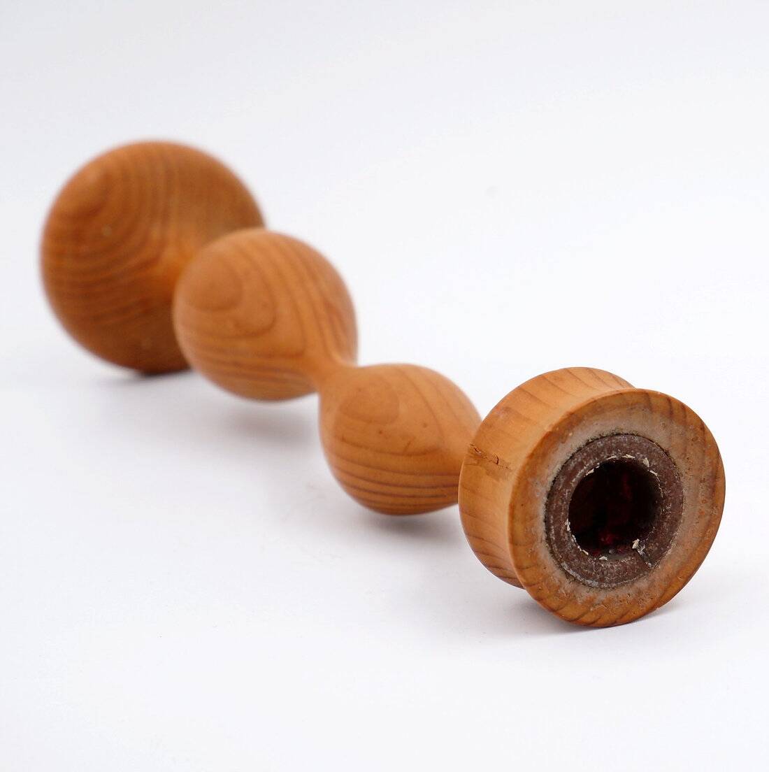 Wooden candle holder