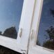 Glass window h141xl263 in oak 4 leaves