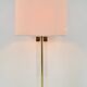 Vintage Regency Acrylic & Brass Table Lamp, Italy, 1970s