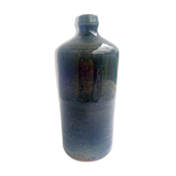Ocean blue enamelled sandstone bottle