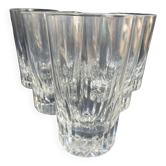 6 gobelets à vin Baccarat service Spear