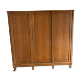 Armoire vintage scandinave à 3 portes coulissantes