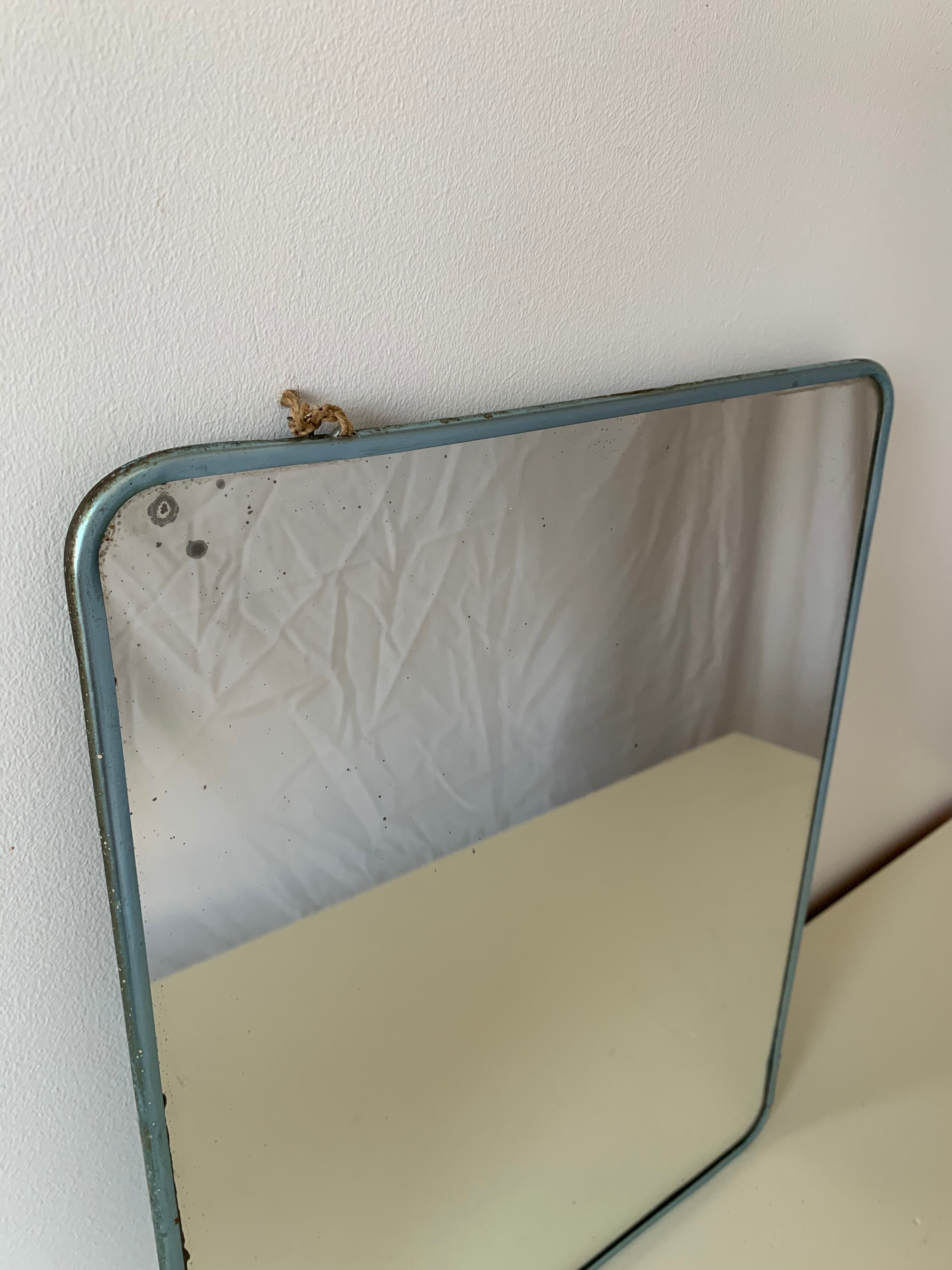 Miroir de barbier avec chaînette 30x39cm