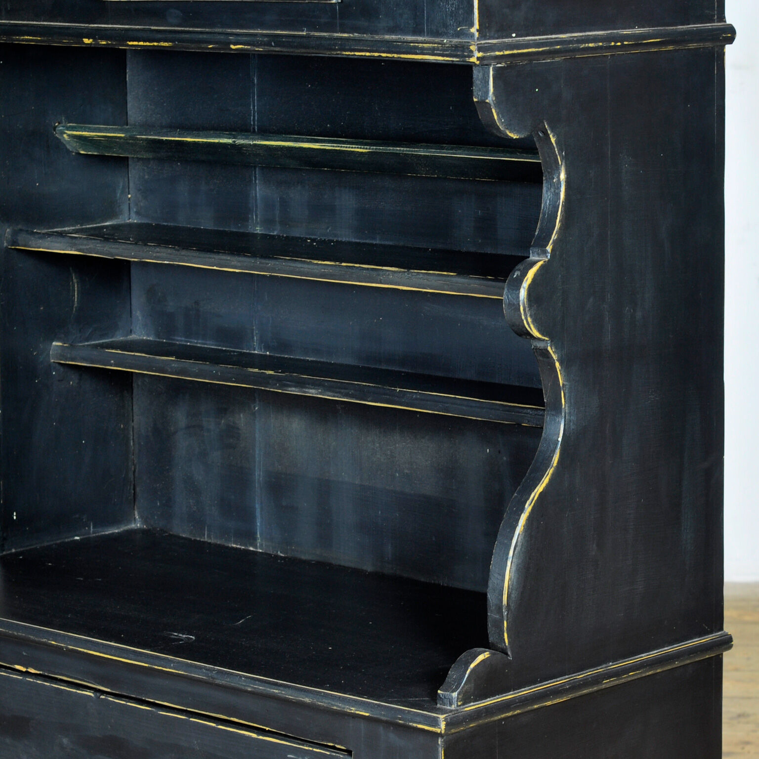 Black Pine cabinet, circa 1900