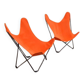 2 Butterfly with outdoor nylon cover (almost new)