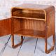 Art Deco Cabinet in Walnut & Veneer, Czech, 1920s