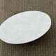 Original Knoll Tulip oval dining table (244cm) in Carrara marble.