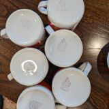 Granite mug, pitcher and sugar bowl set