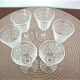 6 engraved glasses