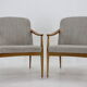 Paire de fauteuils en hêtre, Tchécoslovaquie, 1970