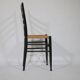 B&B Italy Wicker Chairs Table Colorful Mid-Century Design 60s 70s, Set of 5