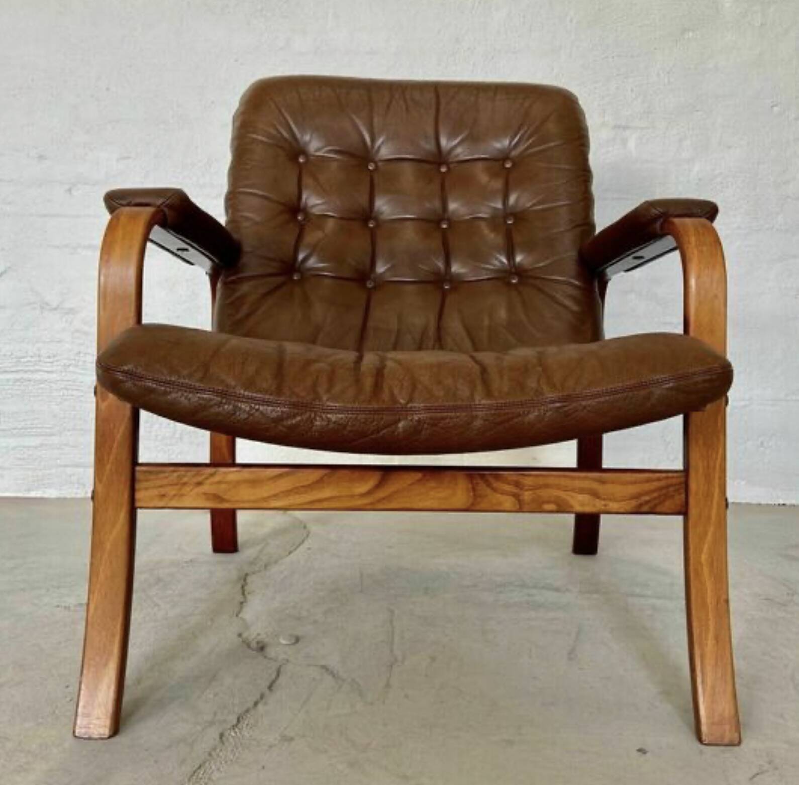 Vintage Retro Mid Century Scandinavian Gøte Møbler Lounge Chair By Nassjo Ab